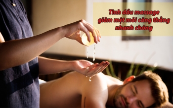 Tinh Dầu Massage Giảm Mệt Mỏi Căng Thẳng Nhanh Chóng