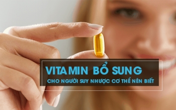 Vitamin Bổ Sung Cho Người Suy Nhược Cơ Thể Nên Biết